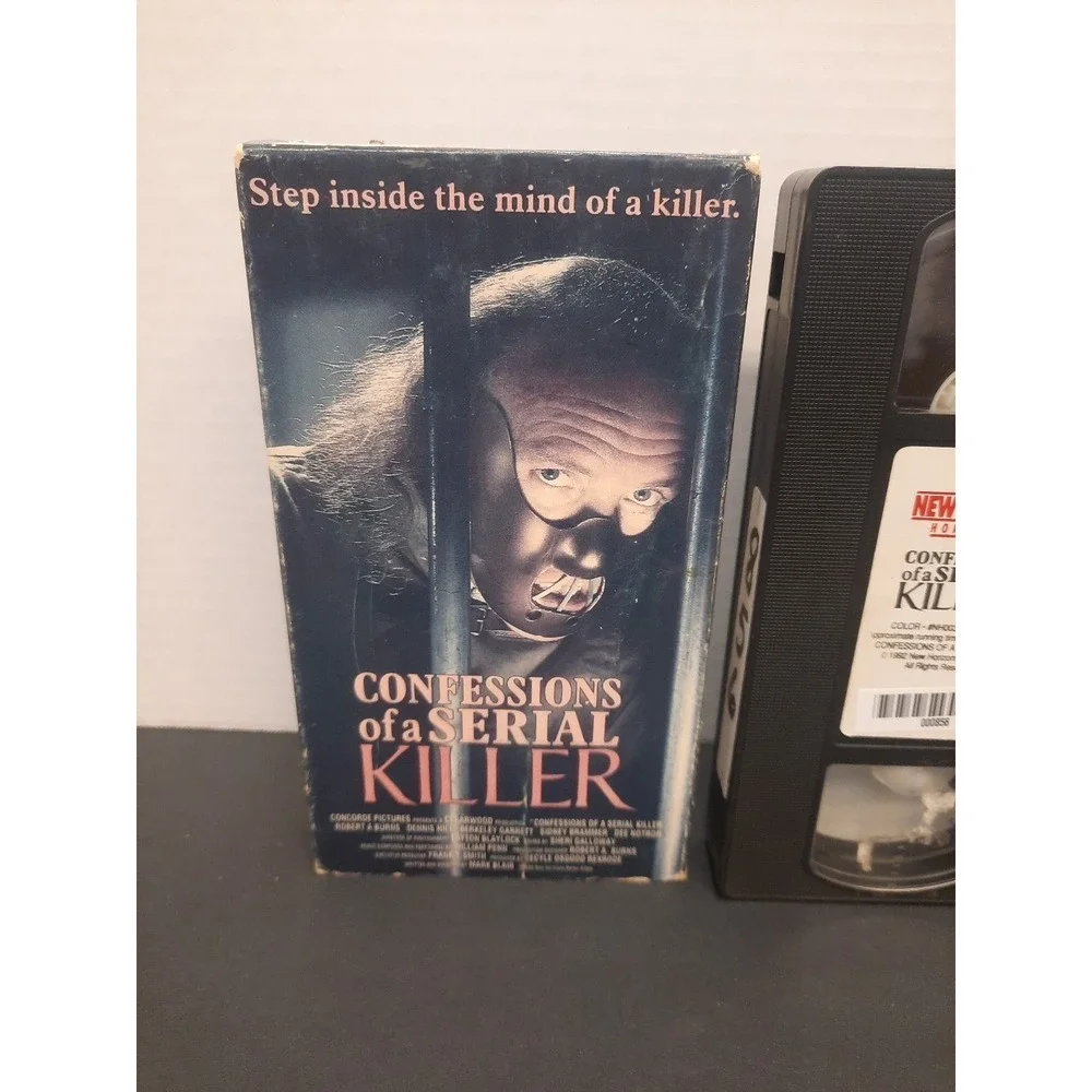 Confessions Of A Serial Killer Horror VHS New Horizons Home Video